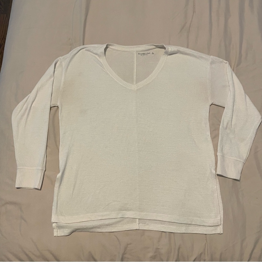Abercrombie & Fitch Oversized V-neck Women’s Sweater Size S
